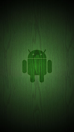 Vertical Wood Wallpaper - Green Android