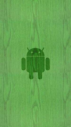 Vertical Wood Wallpaper (No Vignette) - Green Android