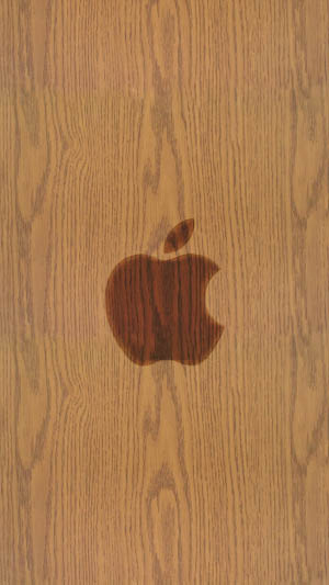 Vertical Wood Wallpaper (No Vignette) - Apple