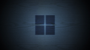 Wood Wallpaper - Blue Windows 11