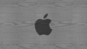 Wood Wallpaper (No Vignette) - Grey Apple