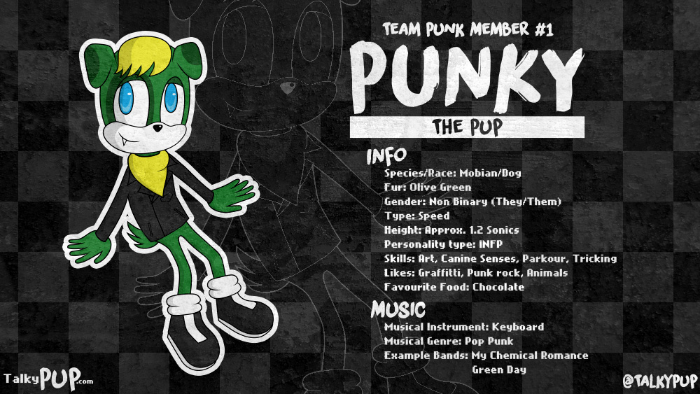 Punky the Pup bio