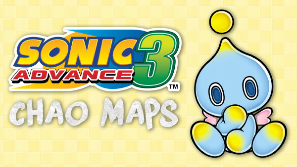 Sonic Advance 3 Chao Maps