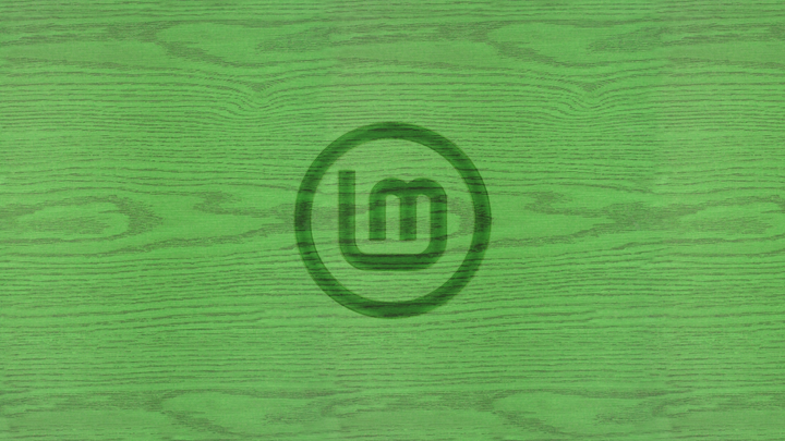 No Vignette, Green, Linux Mint